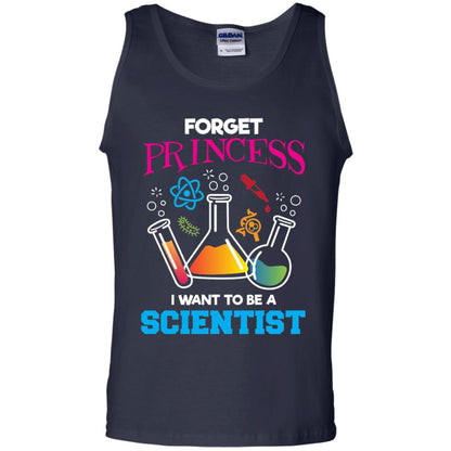 Forget Princess I Want To Be A Scientist Shirt Chemistry Navy