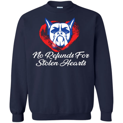 Dog Lover T-shirt No Refunds For Stolen Hearts Navy
