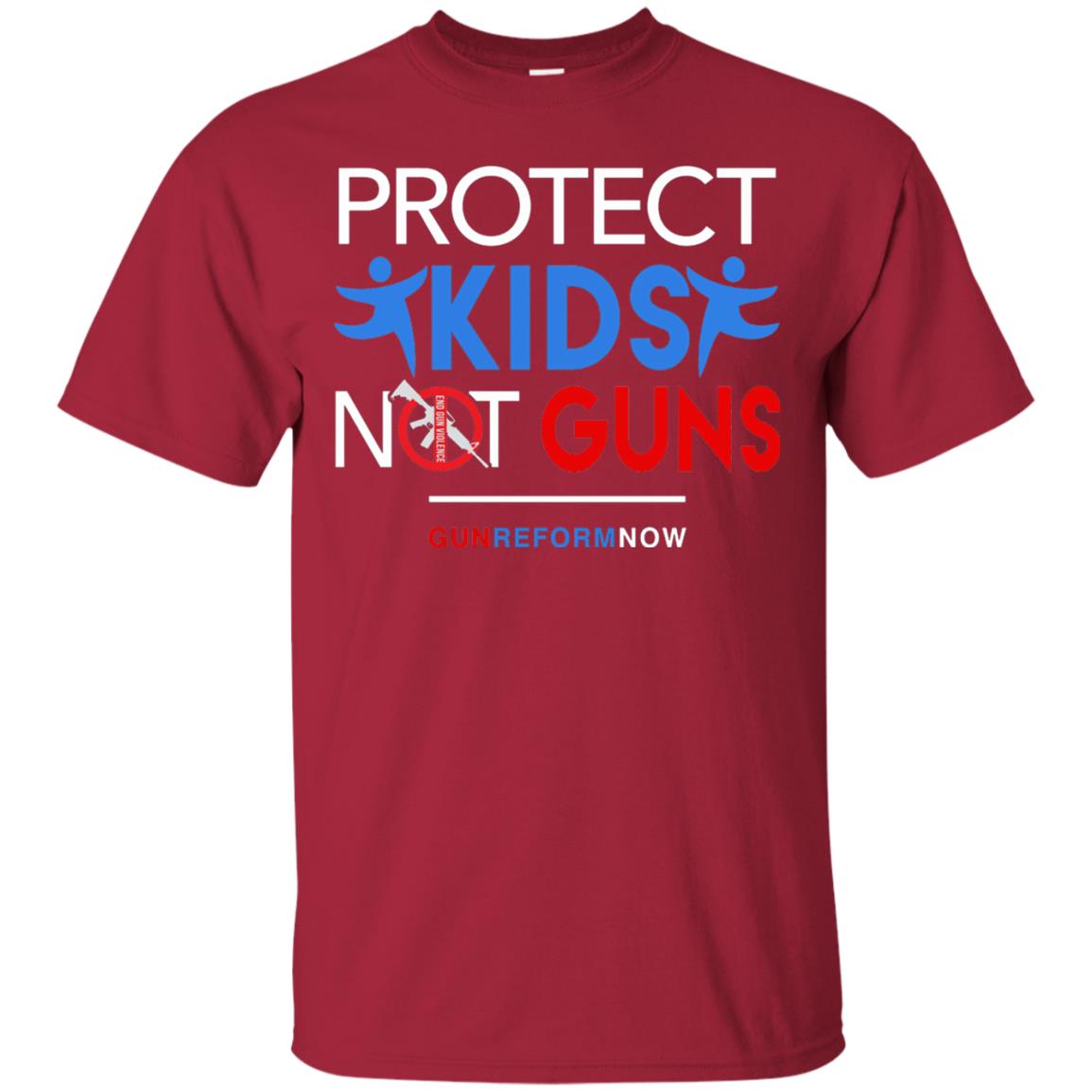 Protect Our Kids Not Guns March For Action T-shirt Cardinal