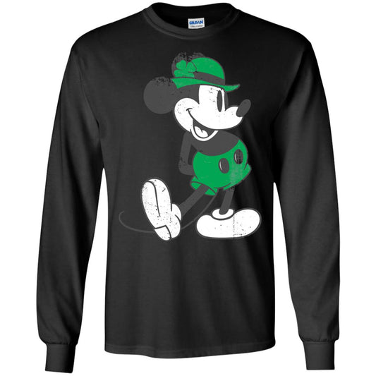 Mickey Mouse St. Patrick_s Day T-shirt Black