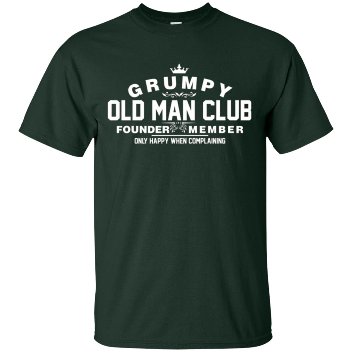 Grumpy Old Man Club Founder Member T-shirt Forest