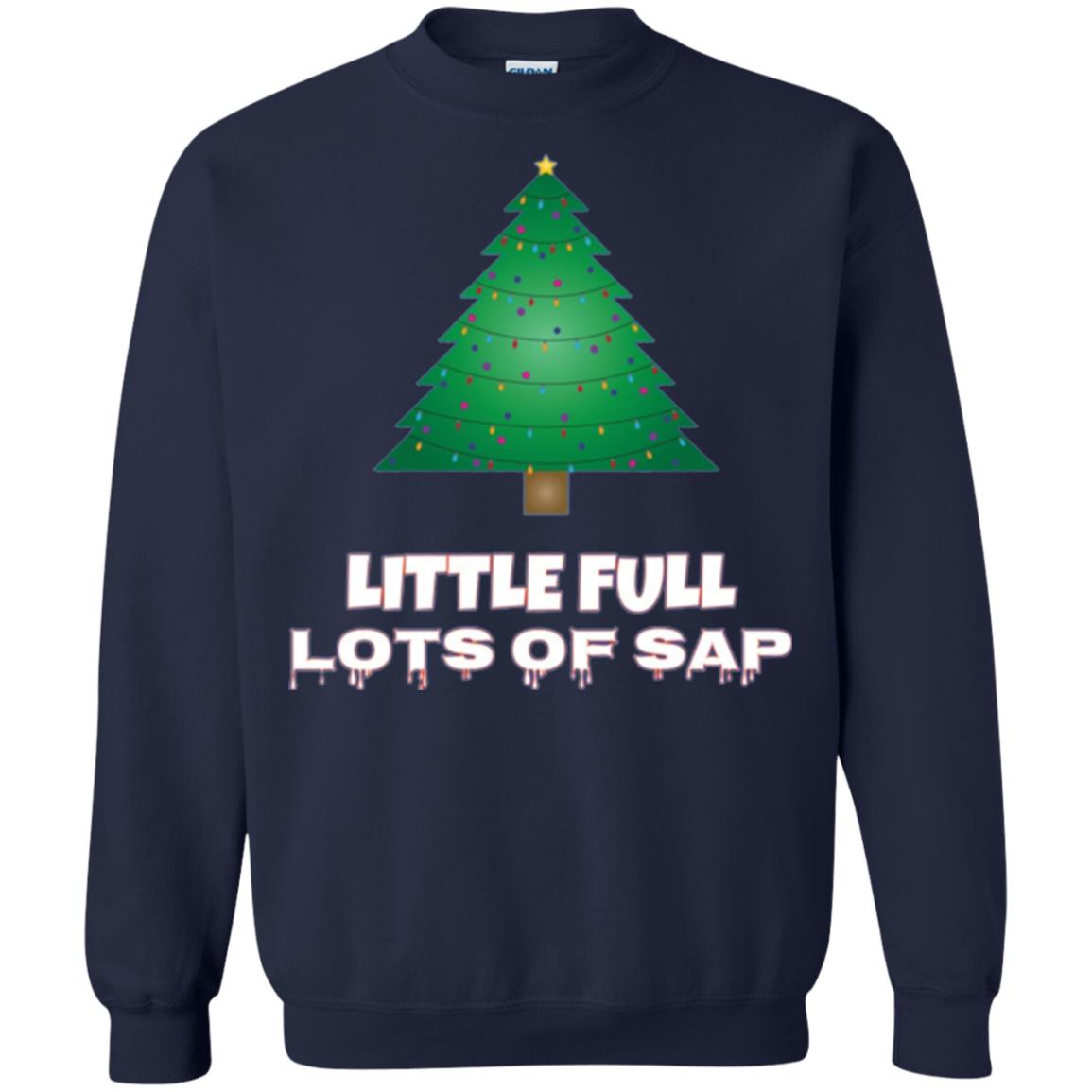 Christmas T-shirt Little Full Lots Of Sap Navy