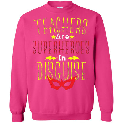 Teacher Super Hero In Disguise T-shirt Teacher Heliconia