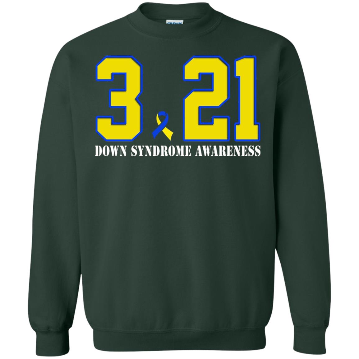 March 21st Down Syndrome Awareness T-shirt Forest Green