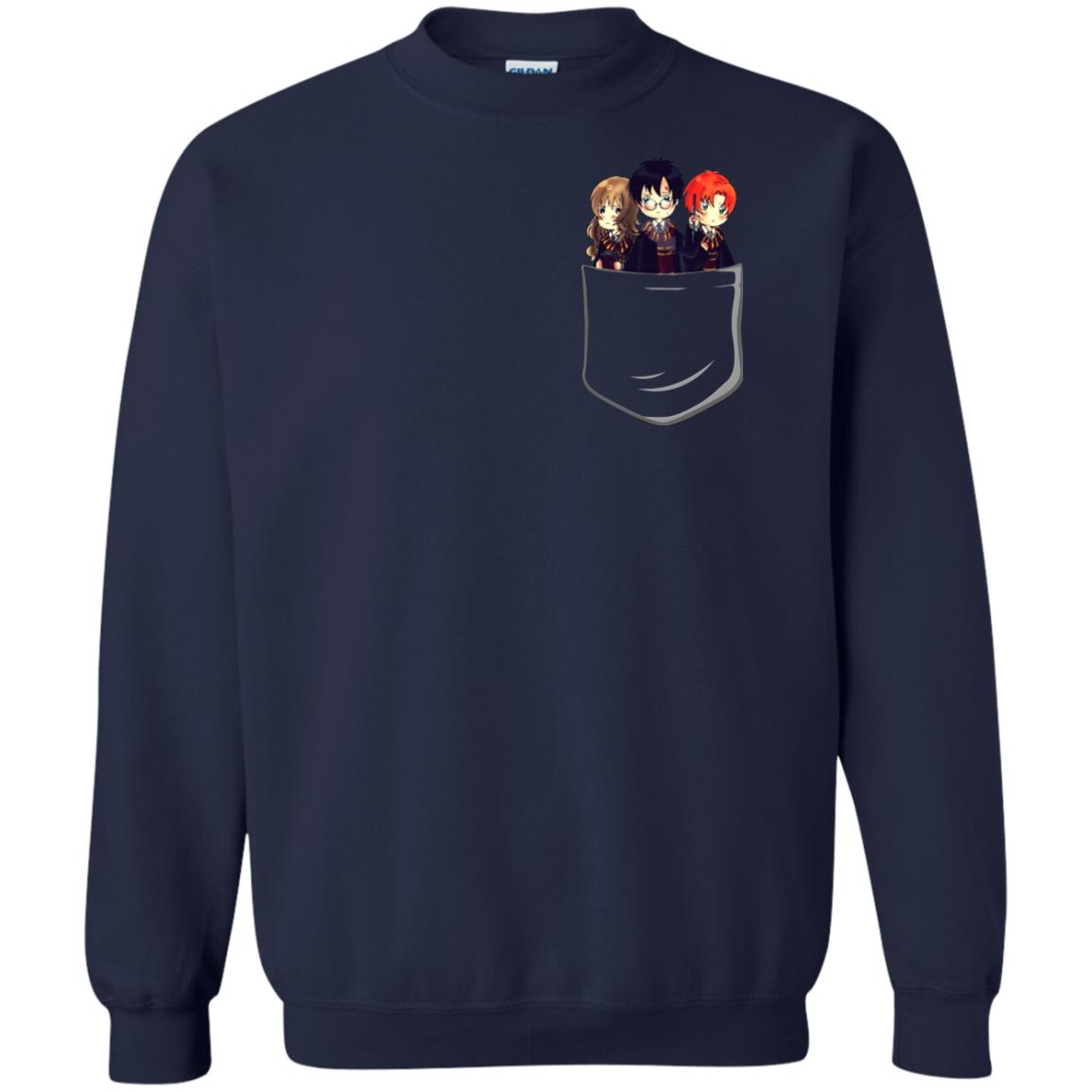 Harry Potter Pocket Movie Lover T-shirt Navy