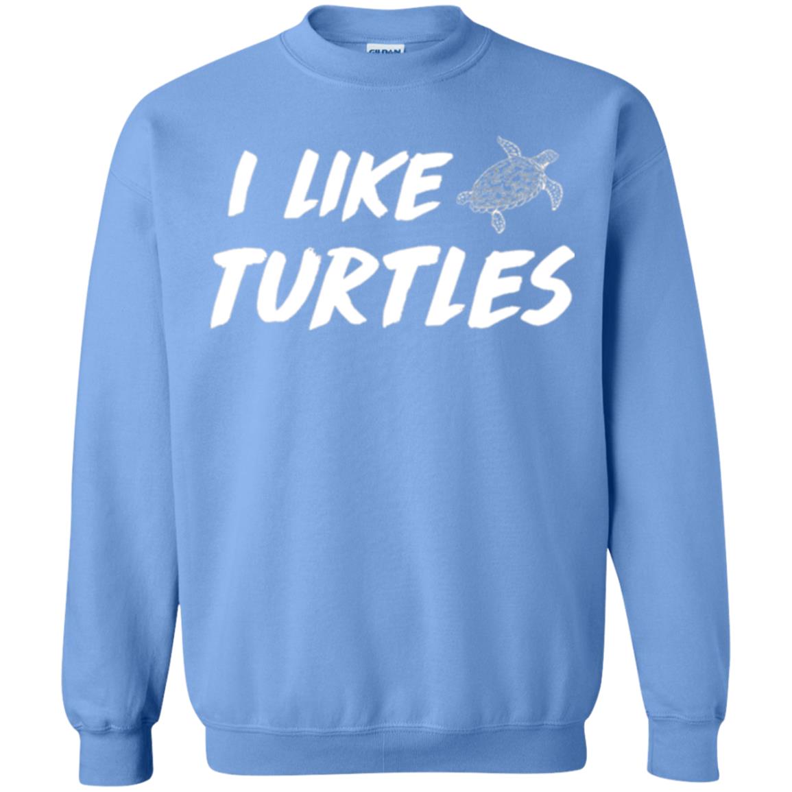 I Like Turtles T-shirt Carolina Blue