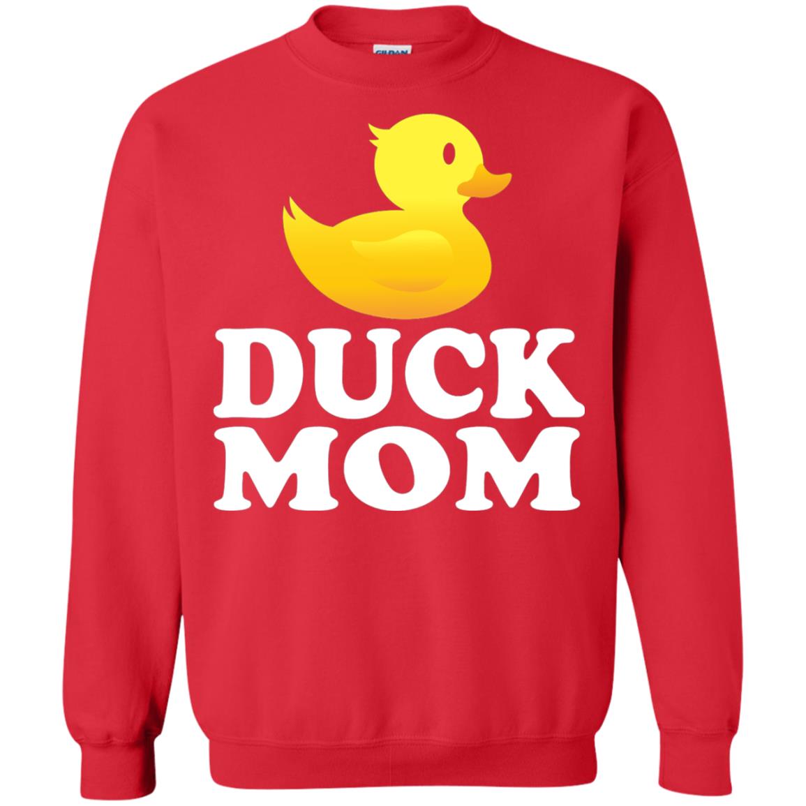 Duck Mom Funny Bird Lover T-shirt Red