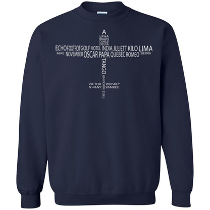 Aviation T-shirt Phonetic Alphabet Pilot Navy