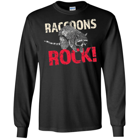 Trash Panda T-shirt Raccoons Rock T-shirt Black