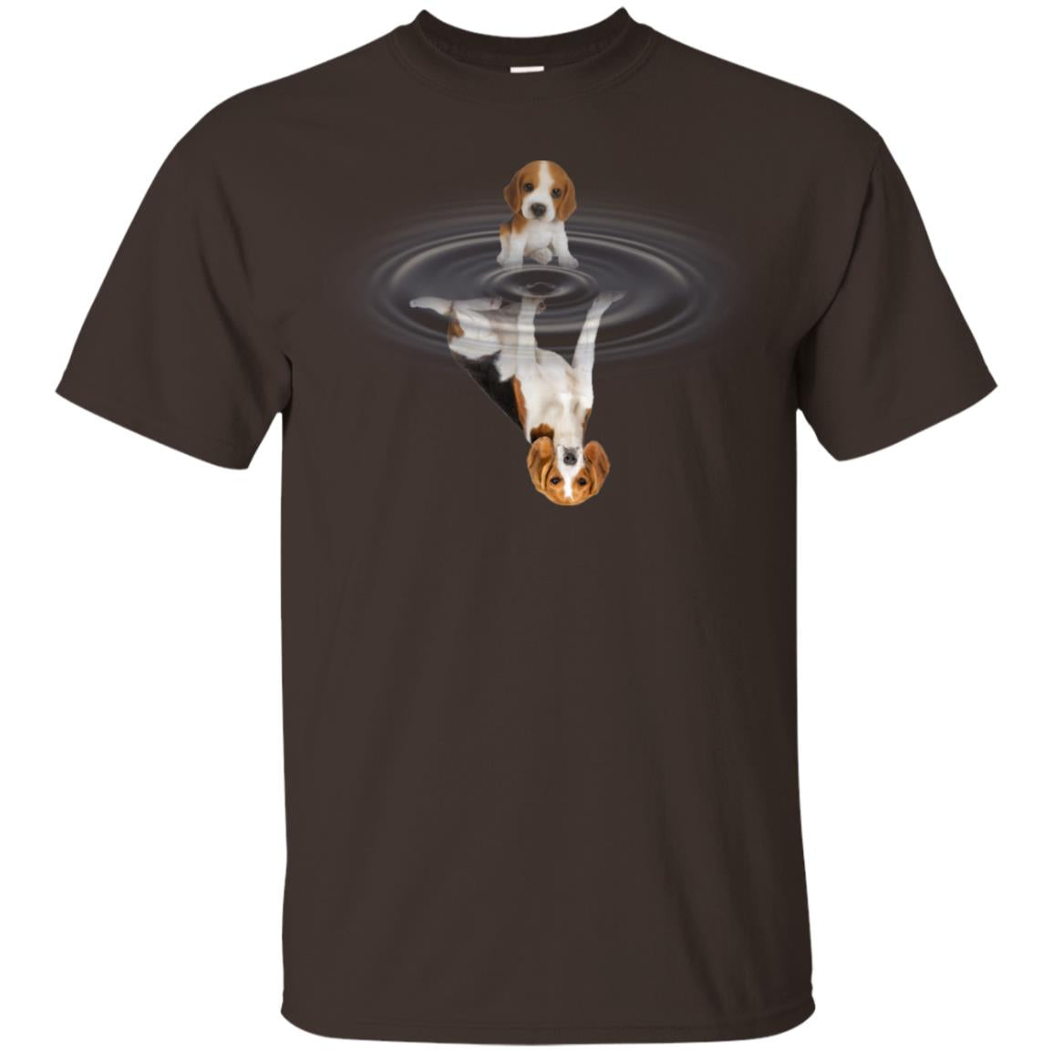 Little Beagle And Big Shadow Shirt Dark Chocolate