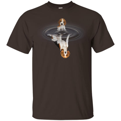Little Beagle And Big Shadow Shirt Dark Chocolate