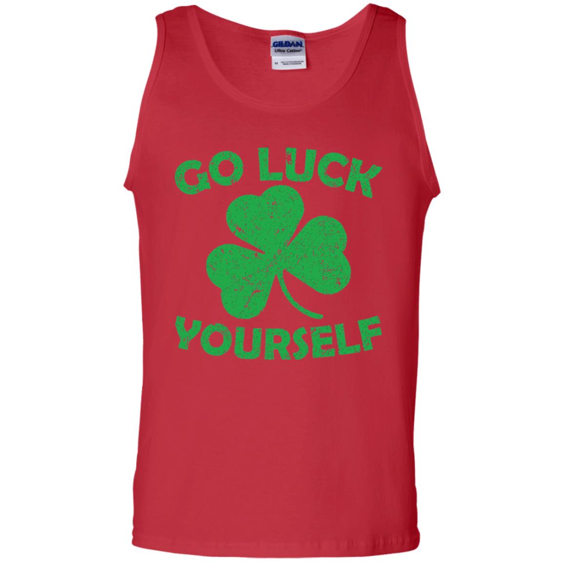 Go Luck Yourself St. Patrick_s Day T-shirt Red