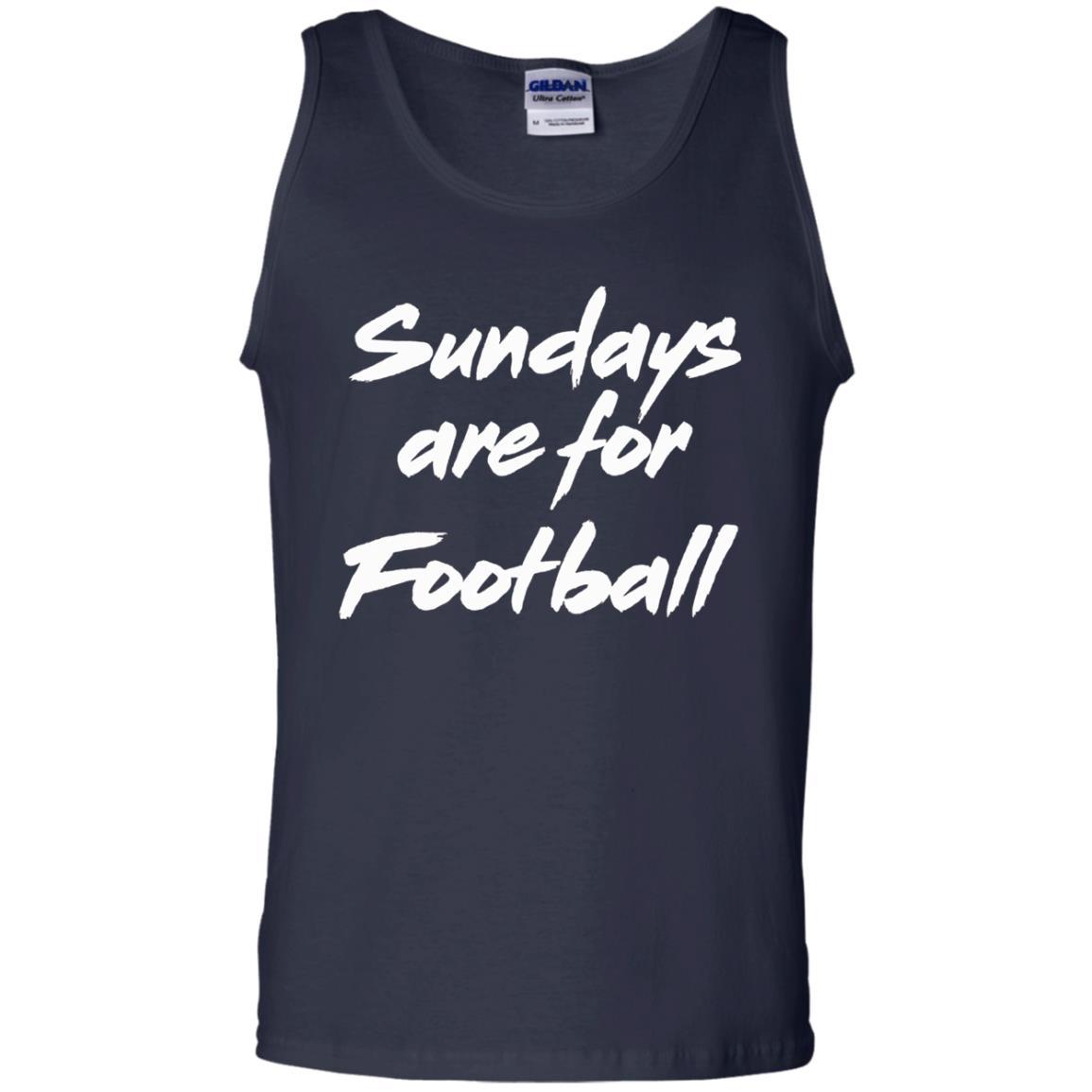 Football Lover T-shirt Sundays Are For Football Navy