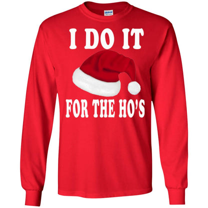 Christmas T-shirt I Do It For The Ho_s Red