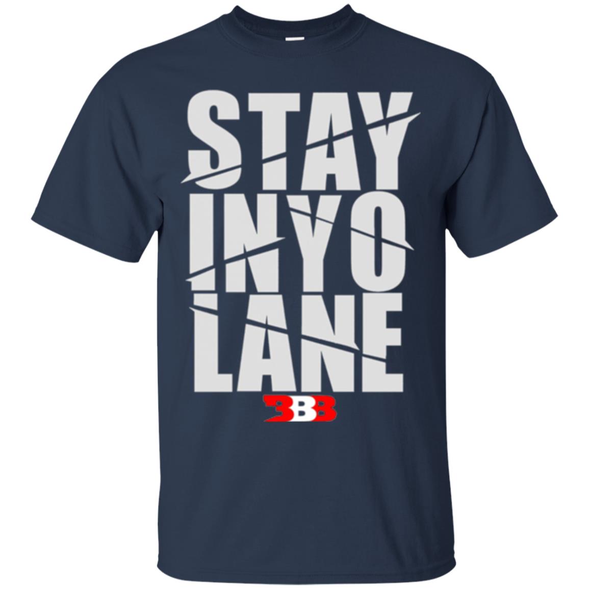 Stay In Yo Lane T-shirt Navy