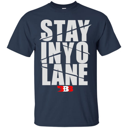 Stay In Yo Lane T-shirt Navy