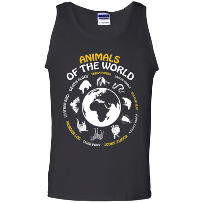 Animals Of The World T-shirt Black