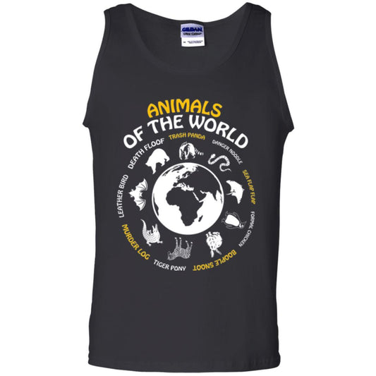 Animals Of The World T-shirt Black