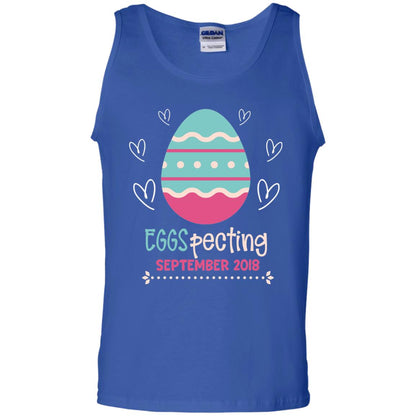Easter Pregnancy Announcement Shirt Eggspecting September 2018 Royal