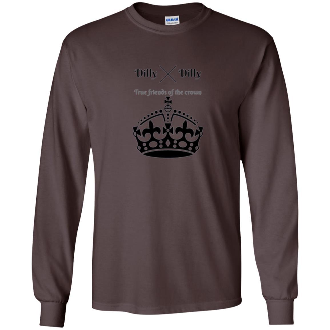Dilly Dilly True Friends Of The Crown T-shirt Dark Chocolate
