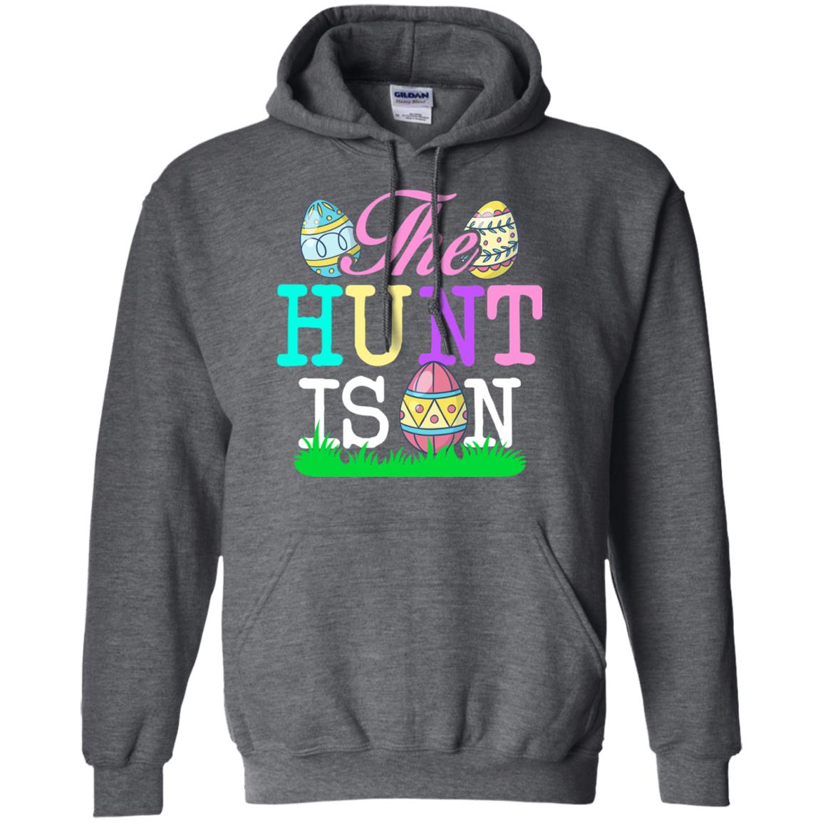 Easter Shirt The Hunt Is On Dark Heather
