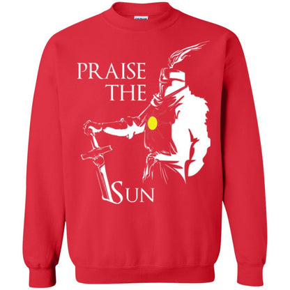Gamer T-shirt Praise The Sun Knight T-shirt Red