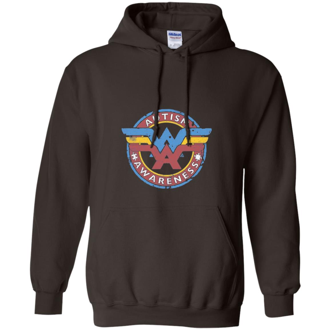 Autism Awareness T-shirt Dark Chocolate