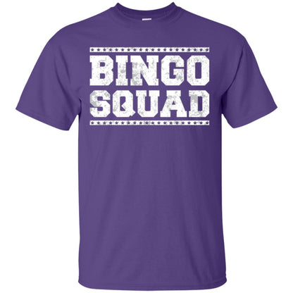 Bingo Squad Distressed Style Lucky Player T-shirt Purple