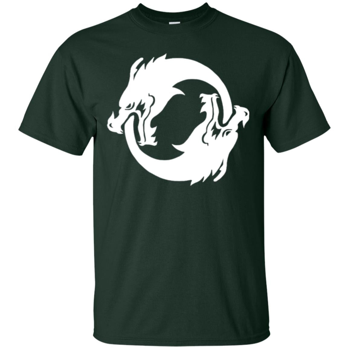Dargon Lovers T-shirt Overwatch Hanzo Seal Spray Forest Green