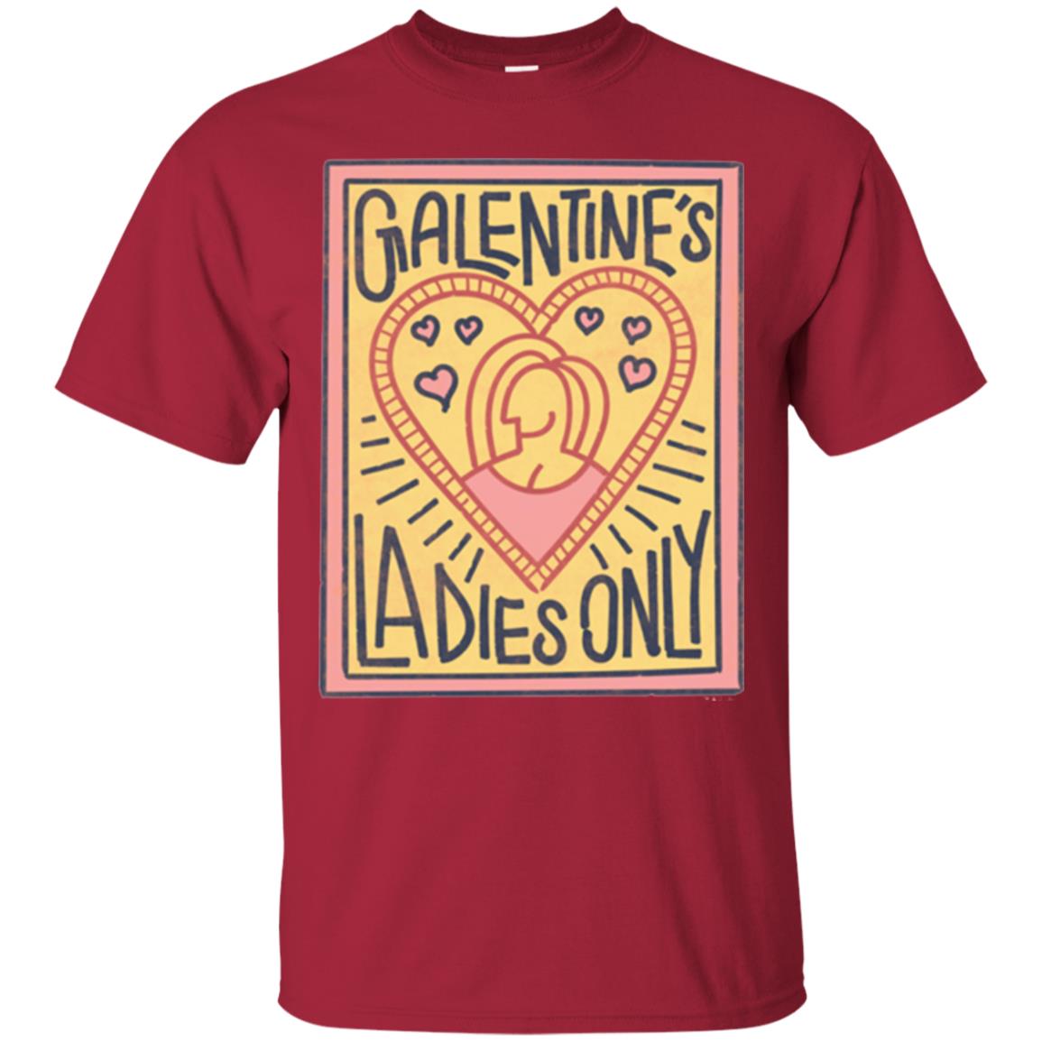 Premium T-shirt Galentine_s Day Ladies Only Cardinal