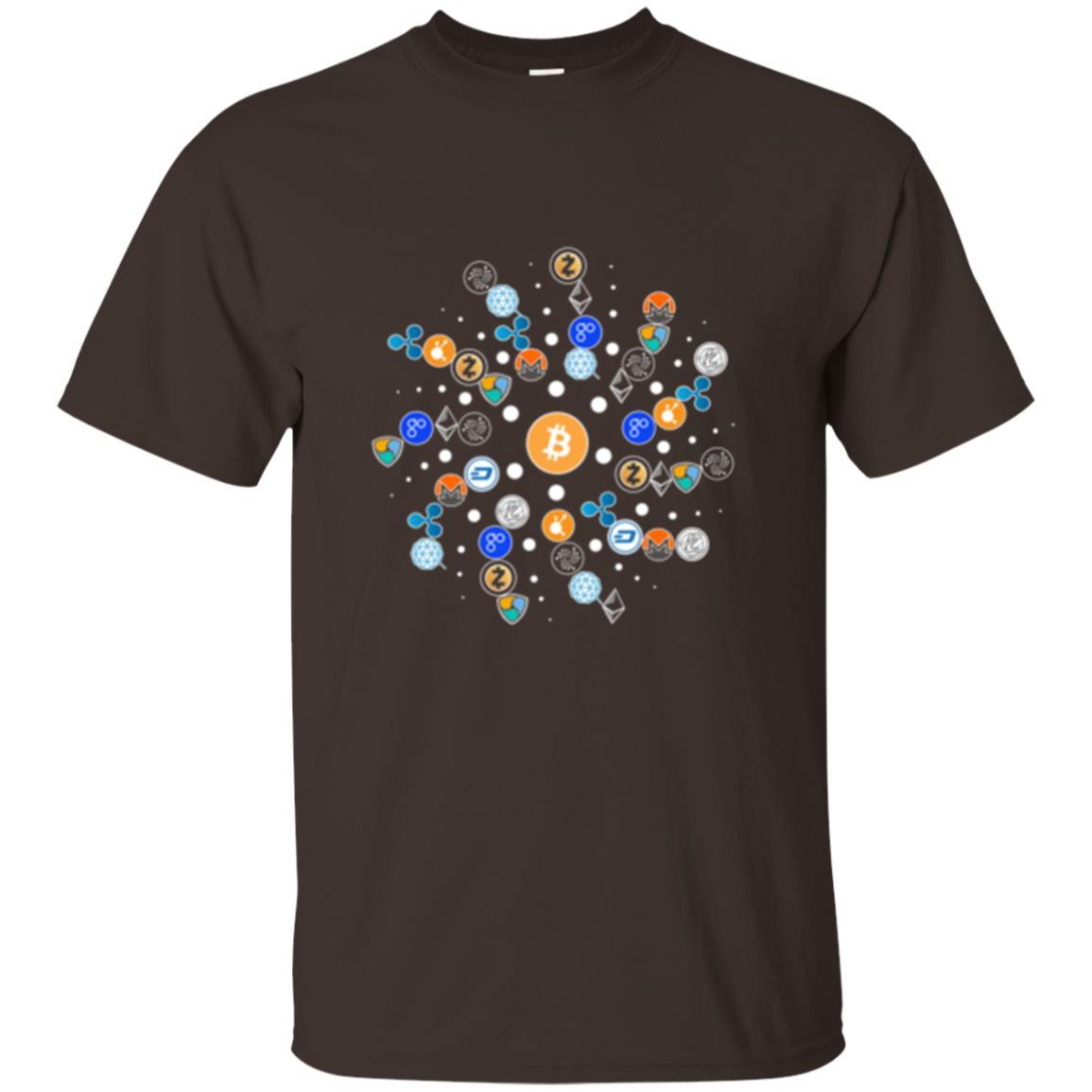 Cryptocurrency T-shirt Dark Chocolate