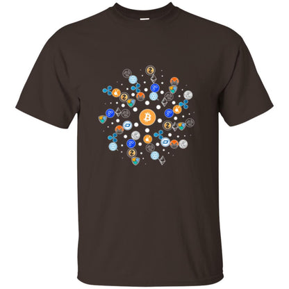 Cryptocurrency T-shirt Dark Chocolate