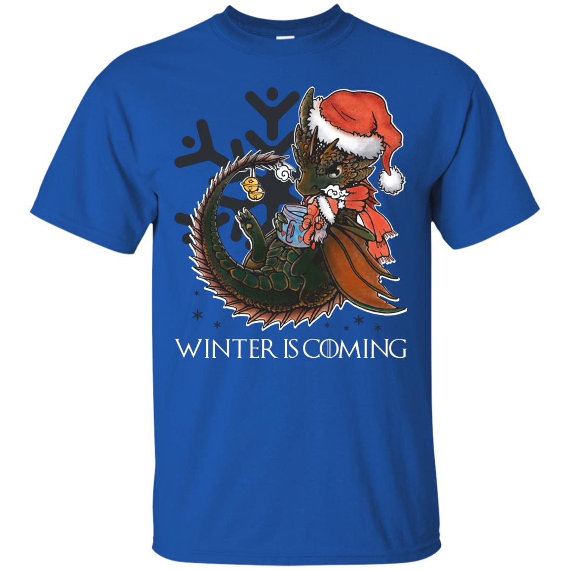 Winter Is Coming Christmas Shirt Royal
