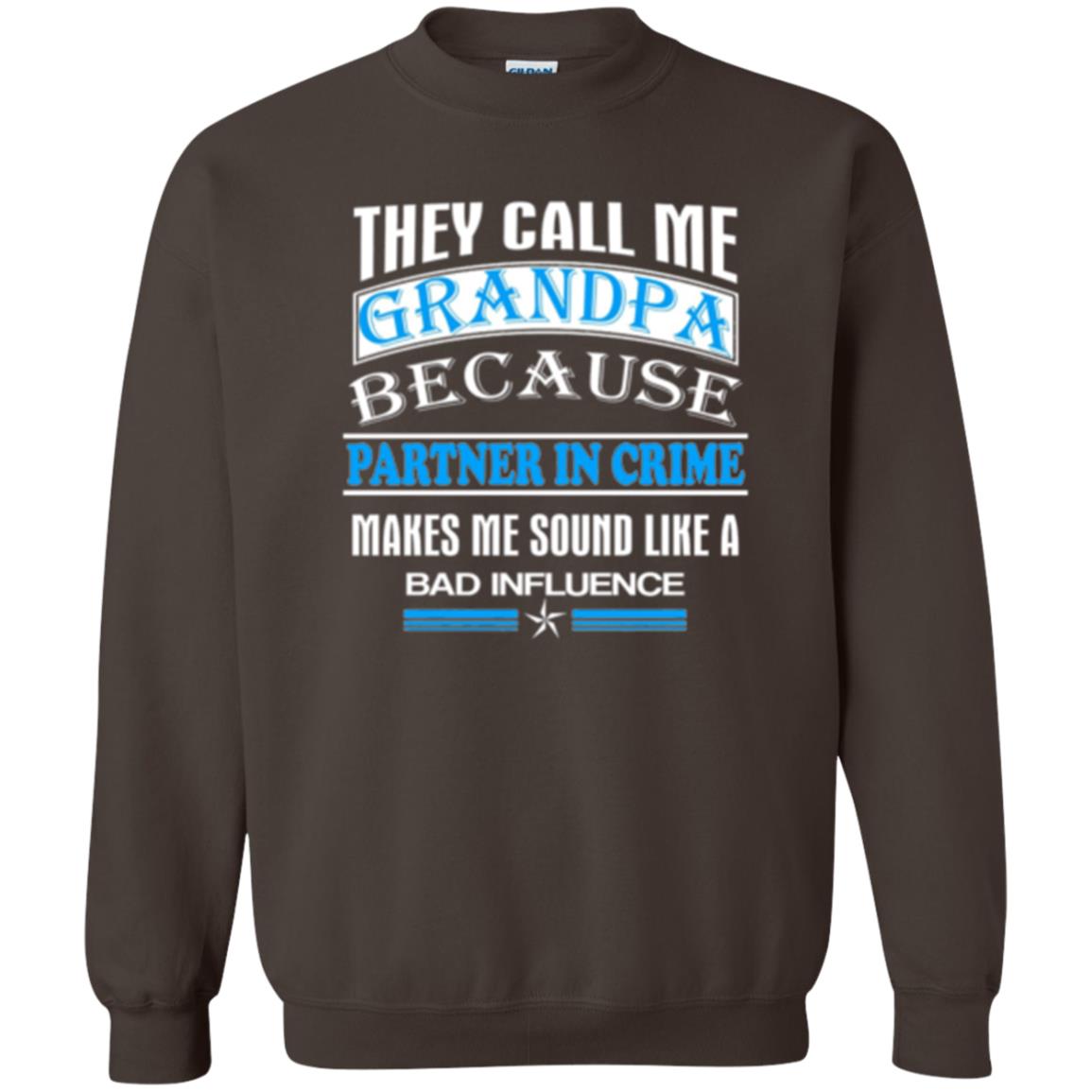 Family T-shirt They Call Me Grandpa Dark Chocolate