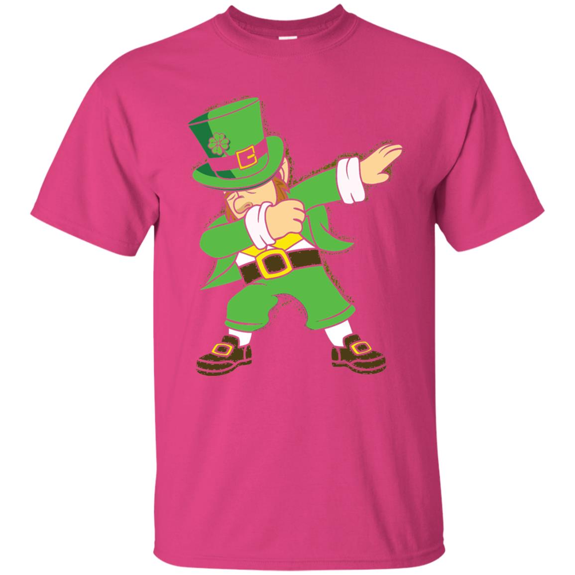 Dabbing Leprechaun Irish Dab Dance St Patrick_s Day T-shirt Heliconia