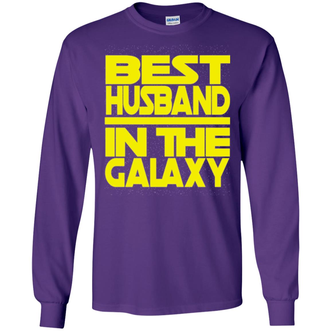 Best Husband In The Galaxy T-shirt Purple