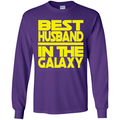Best Husband In The Galaxy T-shirt Purple