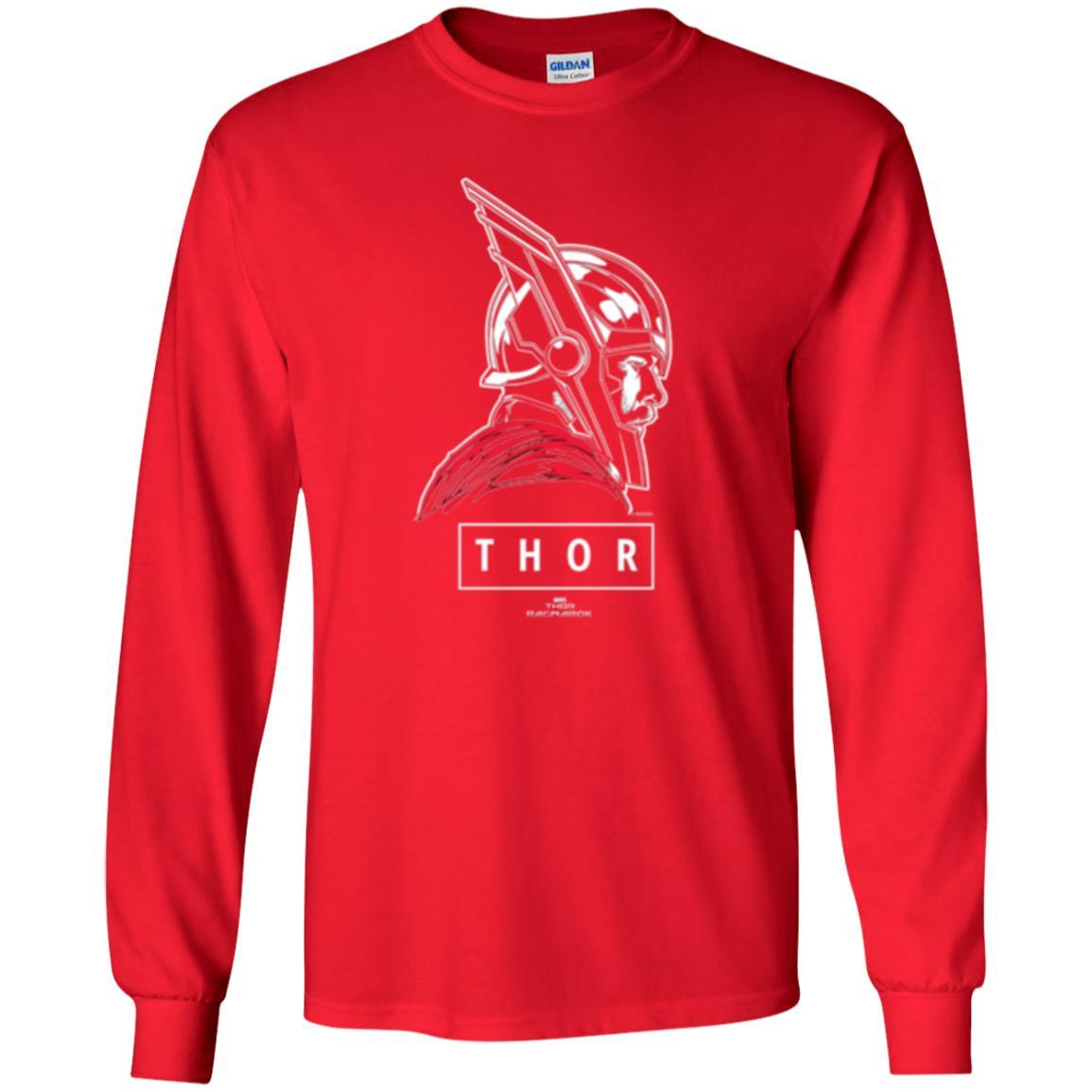Marvel Thor Ragnarok God Of Tonal Street View T-shirt Red