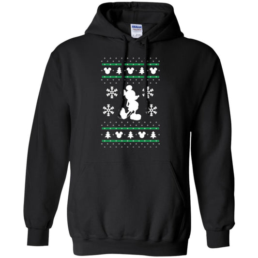 Christmas T-shirt Mickey Mouse Black