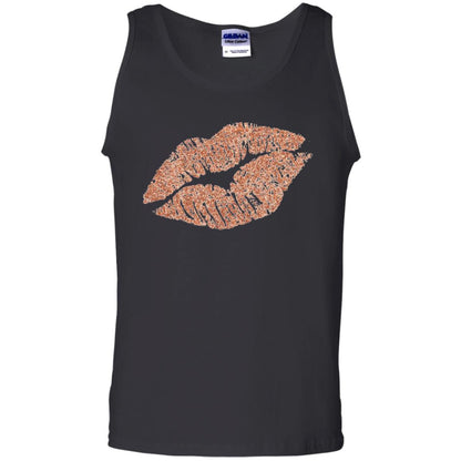 Rose Gold Lipstick Kiss Shirt Black