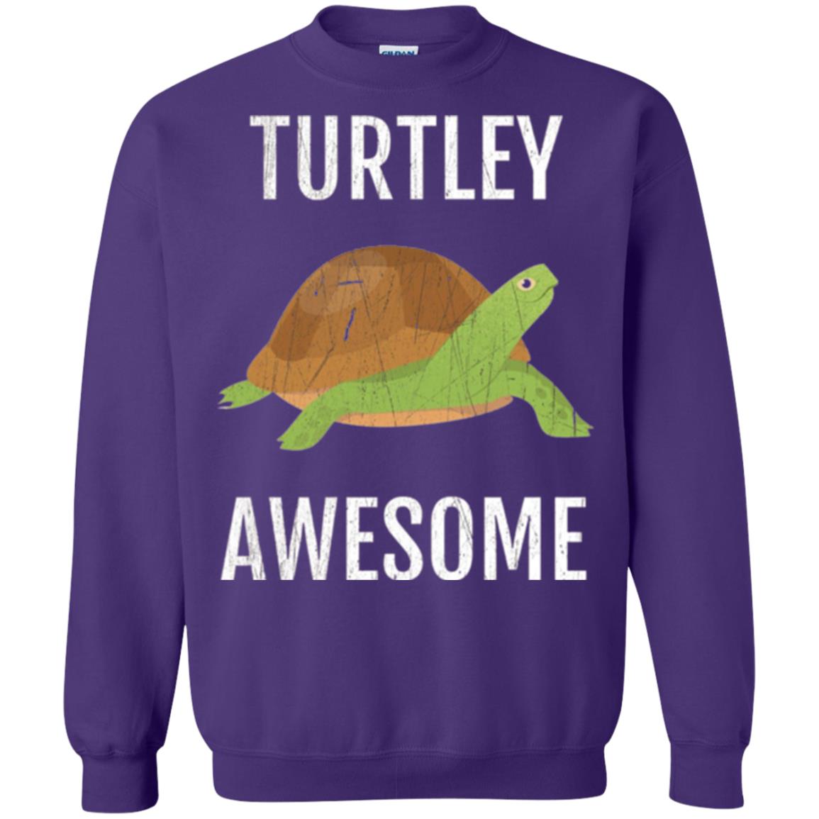 Turtle T-shirt Turtley Awesome Purple