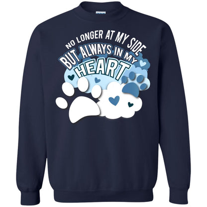 But Always In My Heart Dog In Heaven T-shirt Navy
