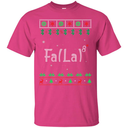 Fa La La La Mathematics X-mas Gift Shirt Heliconia