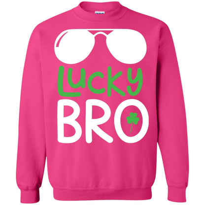 Lucky Bro St. Patrick_s Day T-shirt Heliconia