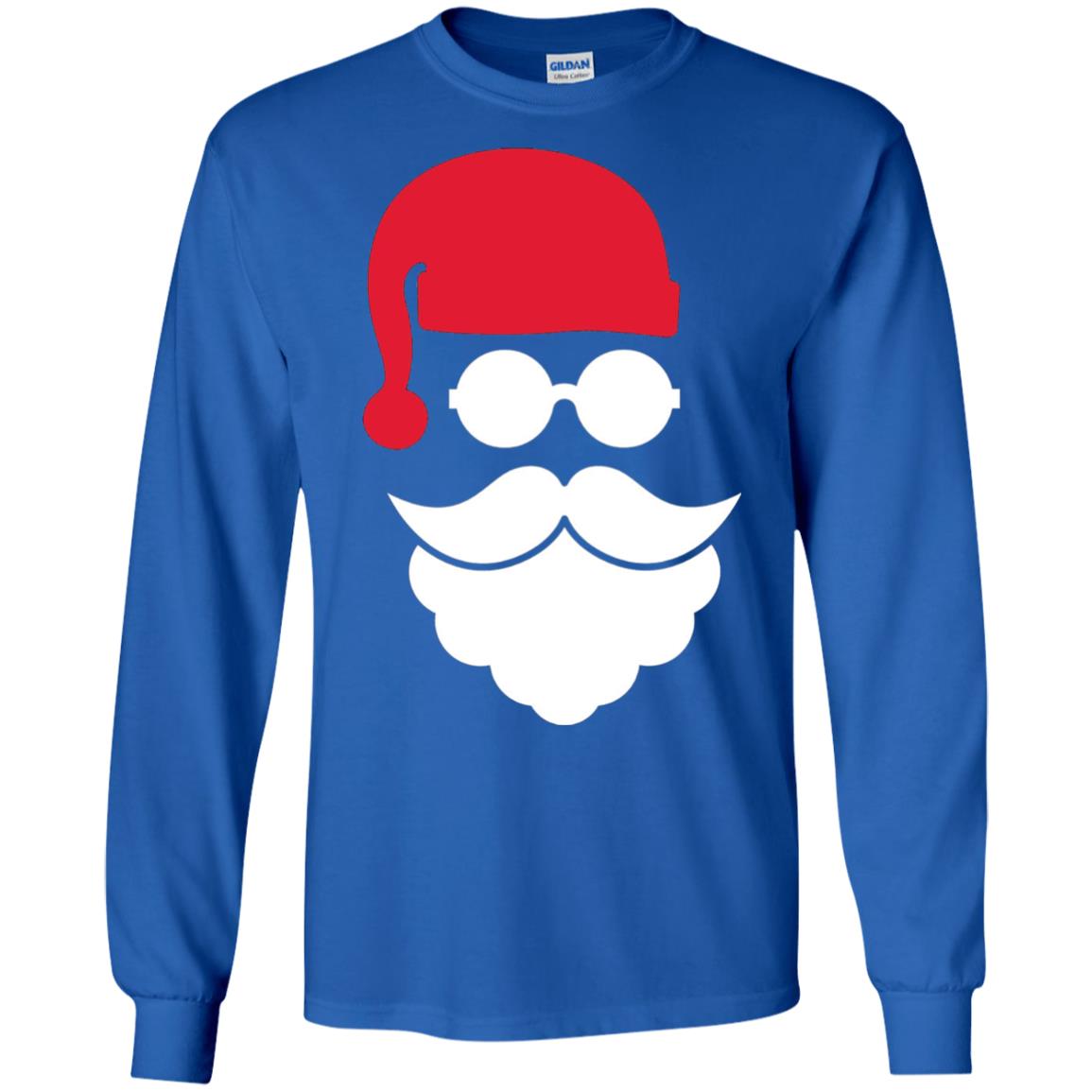 Christmas Shirt Santa Claus Face Royal