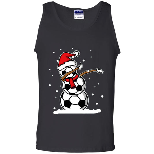 Christmas T-shirt Dabbing Snowman Ball Black