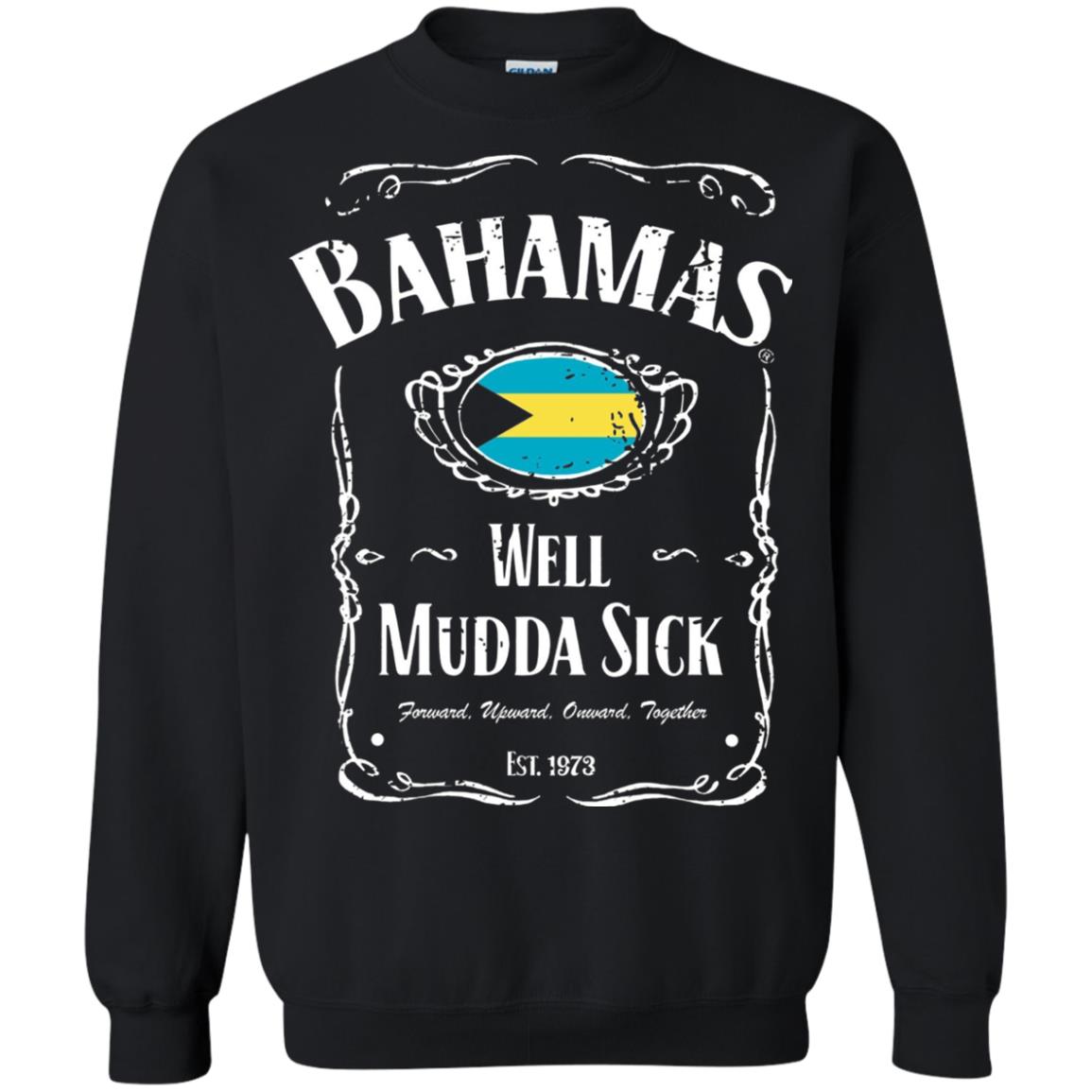 Vintage Bahamas Vacation T-shirt Well Mudda Sick Souvenir Black