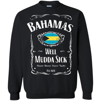 Vintage Bahamas Vacation T-shirt Well Mudda Sick Souvenir Black