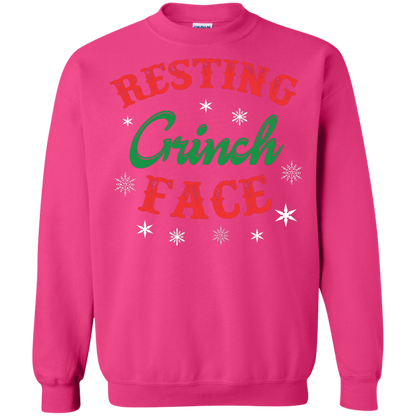 Christmas T-Shirt Resting Grinch Face Heliconia