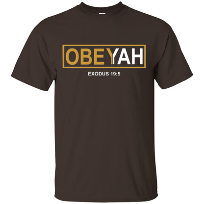 Yahweh Yahshua Yeshua Torah Hebrew Roots Movement T-shirt Dark Chocolate